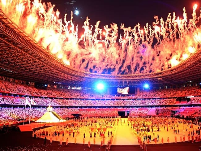 La ceremonia de inauguración se llevó a cabo en el Estadio Internacional de Tokio. Foto: Getty Images