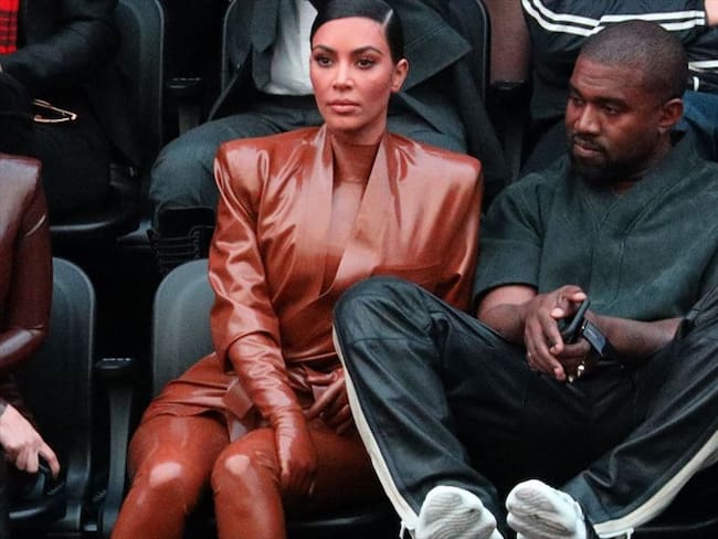 Kim Kardashian y Kanye West. Foto: Getty Images