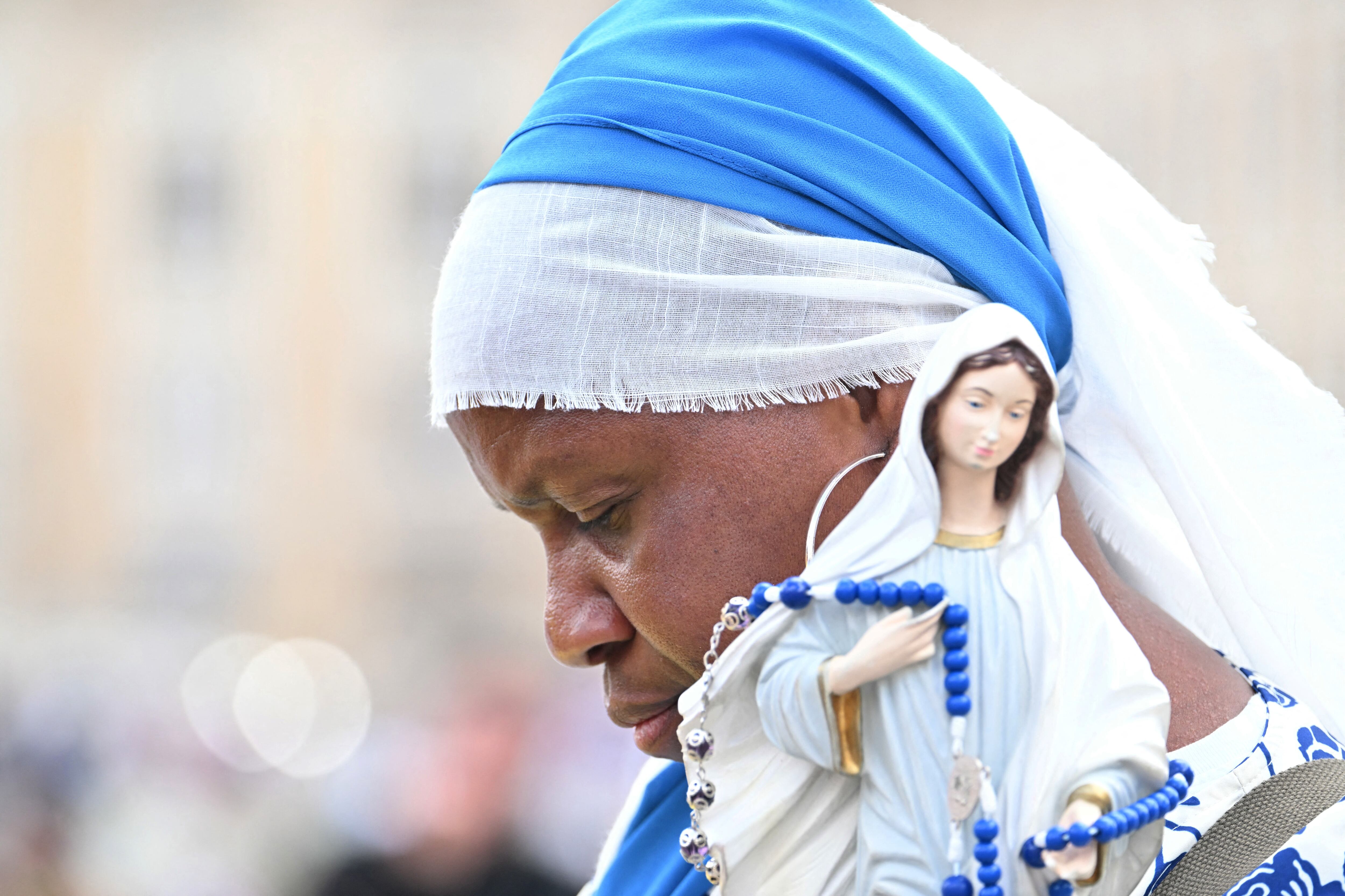 Referencia de la mujer en la iglesia católica. Foto: STEFANO RELLANDINI/AFP via Getty Images.         