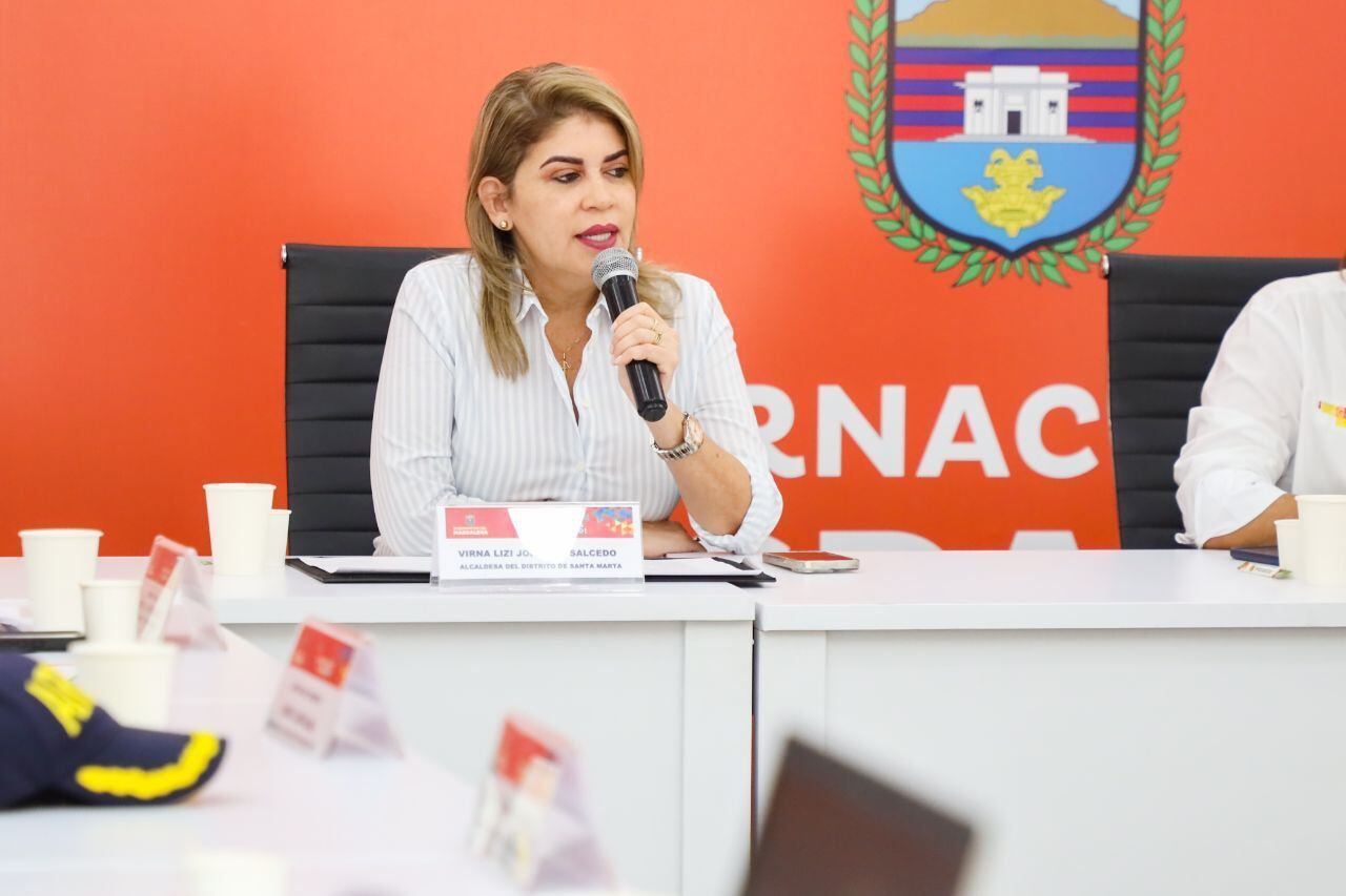 Alcaldesa de Santa Marta, Virna Jhonson. Foto: Suministrada.