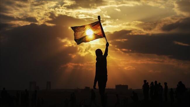 Colombia reconocerá a Palestina como un Estado. Foto: Ali Jadallah - Agencia Anadolu