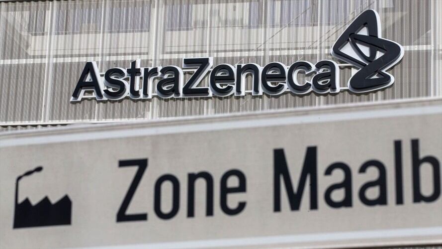 Fábrica de AstraZeneca en Bruselas. Foto: Getty Images