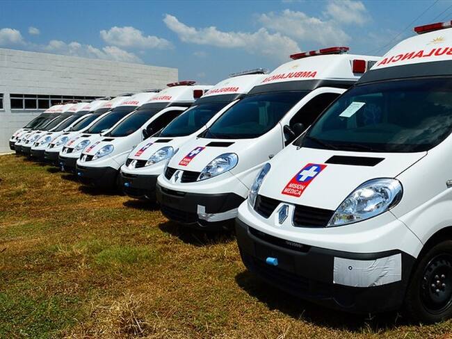 Imagen de ambulancias/ Imagen de referencia. Foto: Colprensa