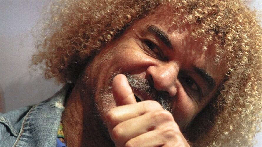 Carlos 'Pibe' Valderrama, exjugador de la Selección Colombia. Foto: Mario Franco - Colprensa