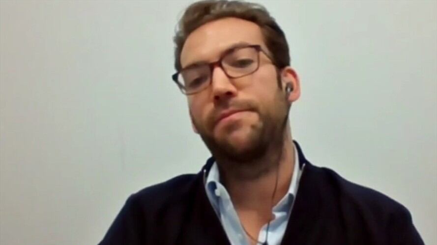 Martín Santos, hijo de Juan Manuel Santos. Foto: La W