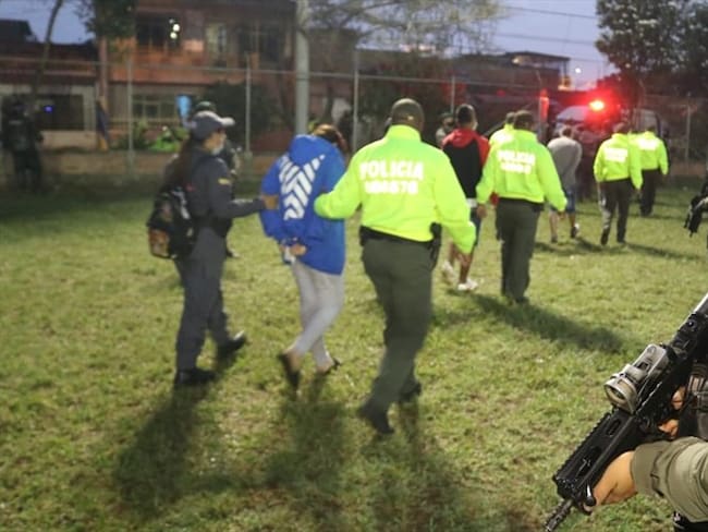 Estas estructuras delincuenciales obtenían ganancias cercanas a los $800 mil millones por los hurtos. Foto: Policía Nacional