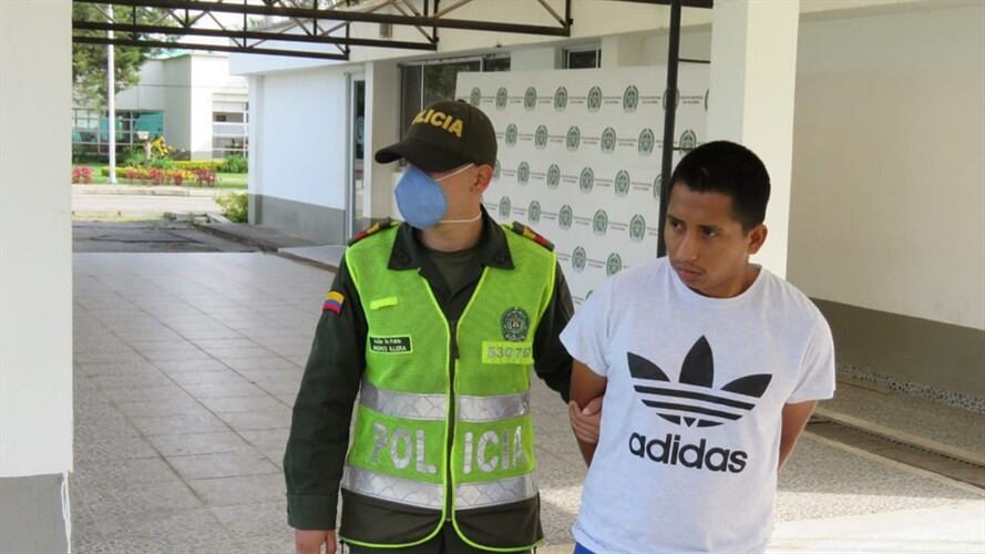 Alias 'El Indio' fue enviado a la cárcel San Isidro de Popayán . Foto: Policía Nacional