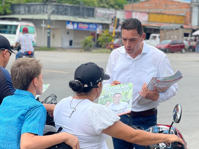 Hosman Martínez, candidato a la Gobernación, busca devolverle el “ritmo” al departamento