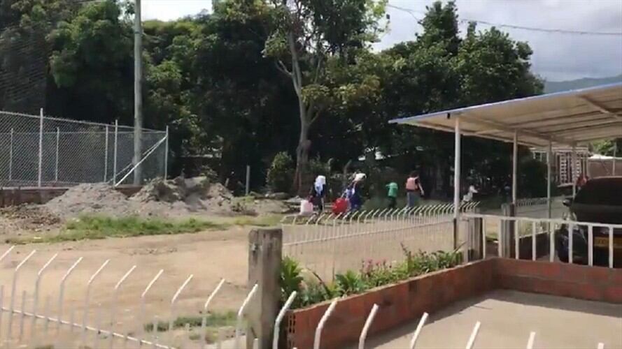 Lugar donde posiblemente retuvieron al funcionario del CTI de Caldas. Foto: Suministrada.