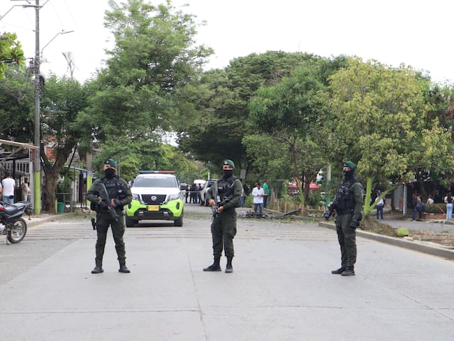 Atentado en Jamundí. Foto: W Radio