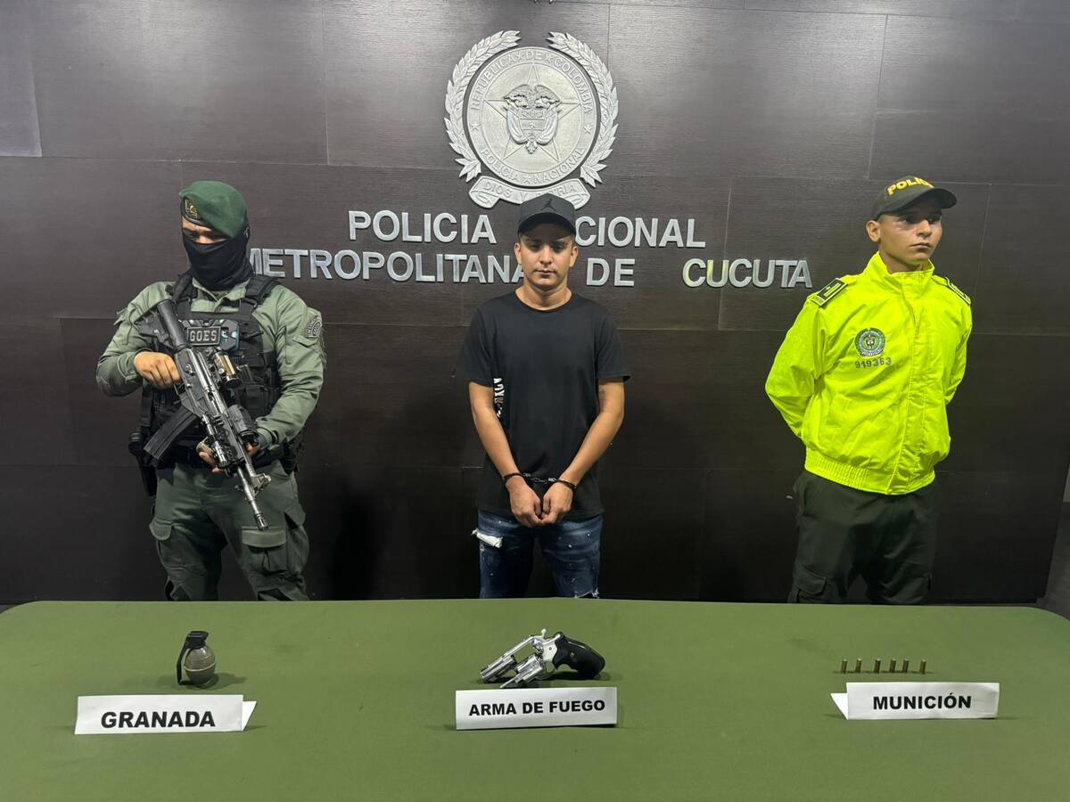 Capturan a alias ‘JJ’, explosivista del EMC de las disidencias Farc en Cúcuta
