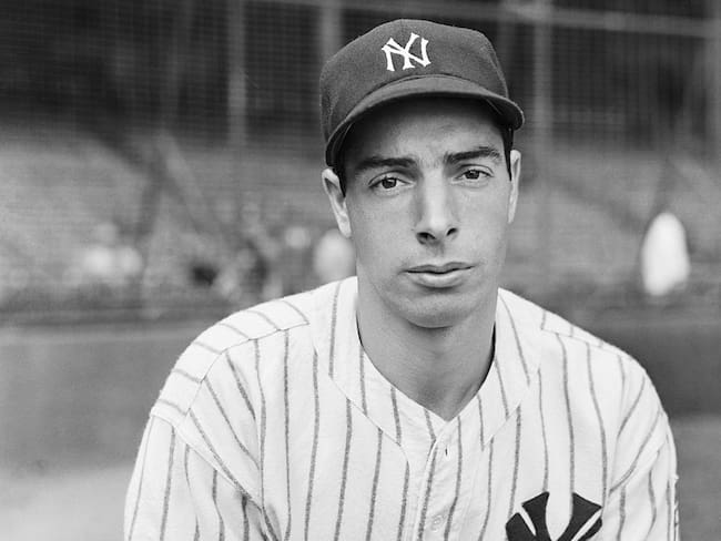 La leyenda del beisbol estadounidense, Joe DiMaggio. Foto: Getty Images.