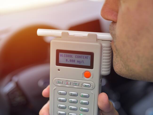 Imagen de referencia de prueba de alcoholemia. Foto: Getty Images