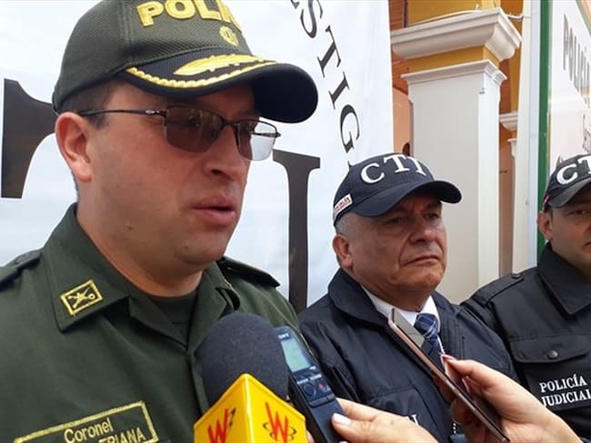"Se inició una investigación por parte de expertos en temas aéreos", dice el coronel Triana.. Foto:
