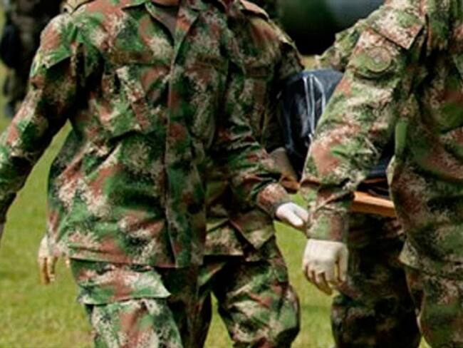Militares heridos . Foto: