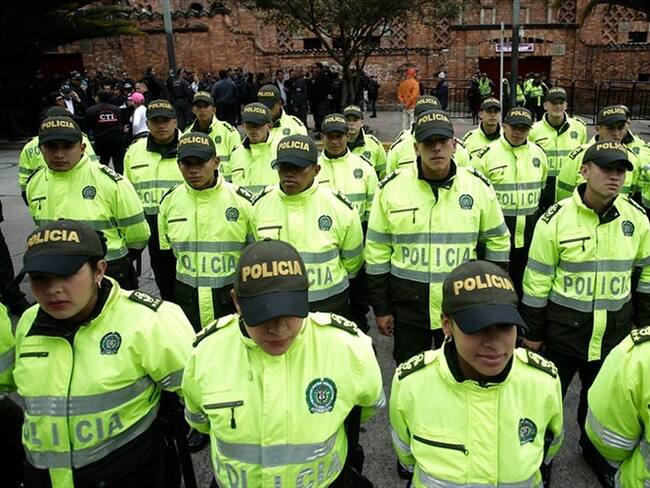 El Ministerio de Defensa destinó cerca de 1.500 hombres de la Policía para la capital del país / imagen de referencia. Foto: Colprensa