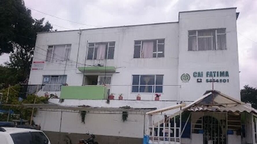 Amotinamiento en el CAI de Fátima, Manizales. Foto: Tomada de maps123.net