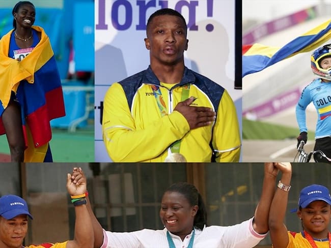 "La patria así se forma": homenaje a las glorias olímpicas de Colombia