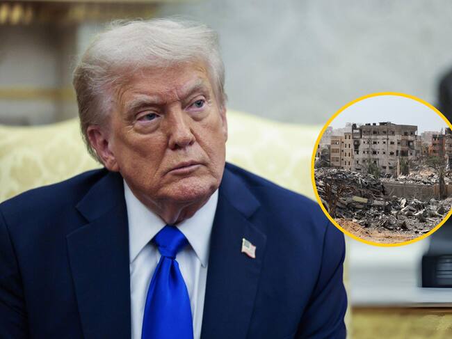 Donald Trump / Gaza (Getty Images)