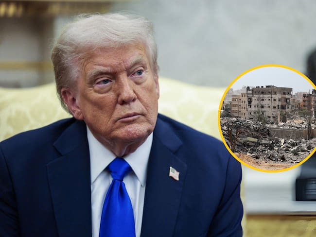 Donald Trump / Gaza (Getty Images)