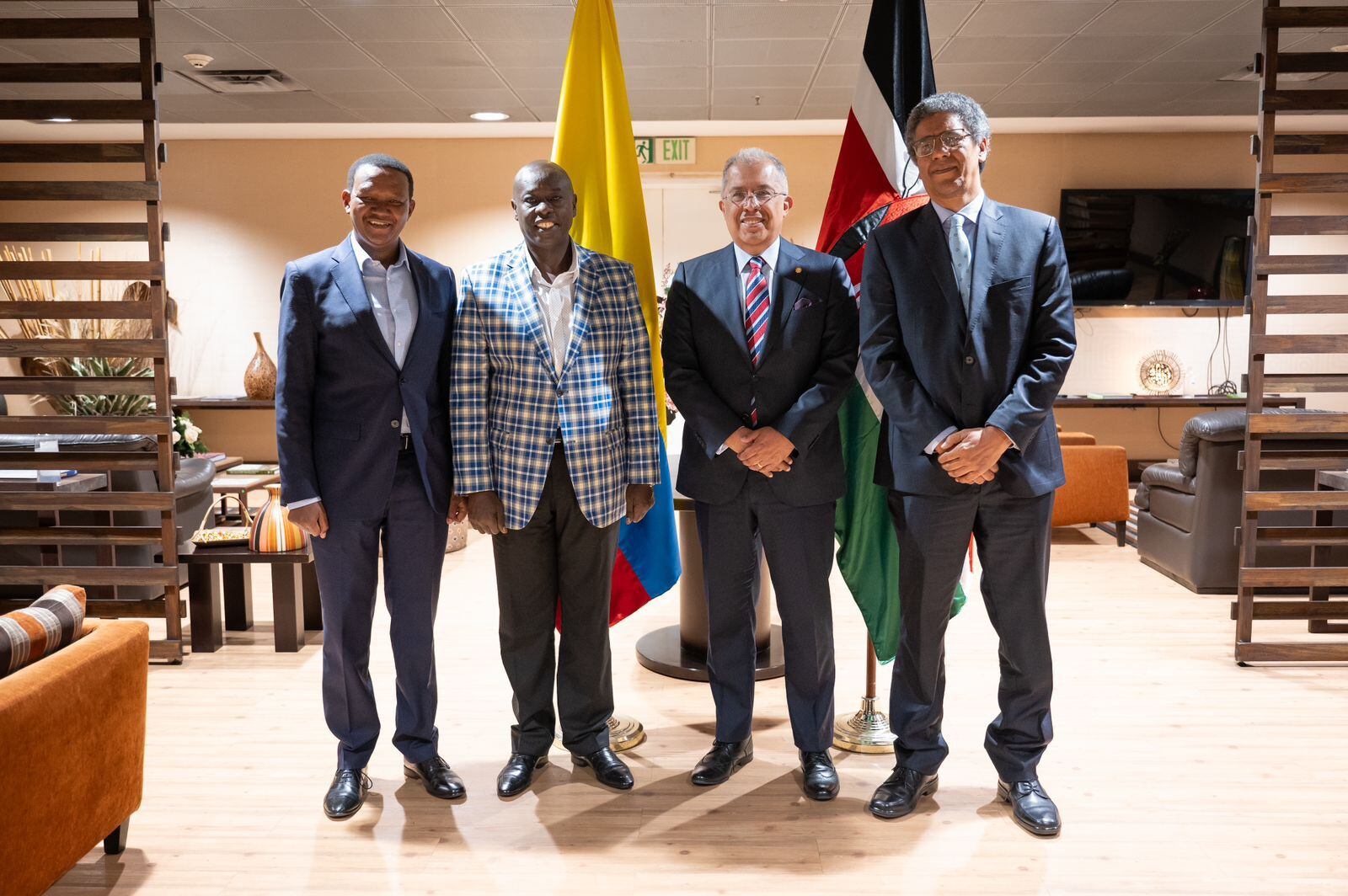 Rigathi Gachagua, vicepresidente de Kenia, llegó a Colombia para afianzar relaciones. Foto: Suministrada.