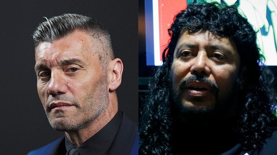 Exarqueros Sergio Goycochea y René Higuita. Foto: Michael Regan - FIFA/FIFA via Getty Images / Colprensa - Mauricio Alvarado