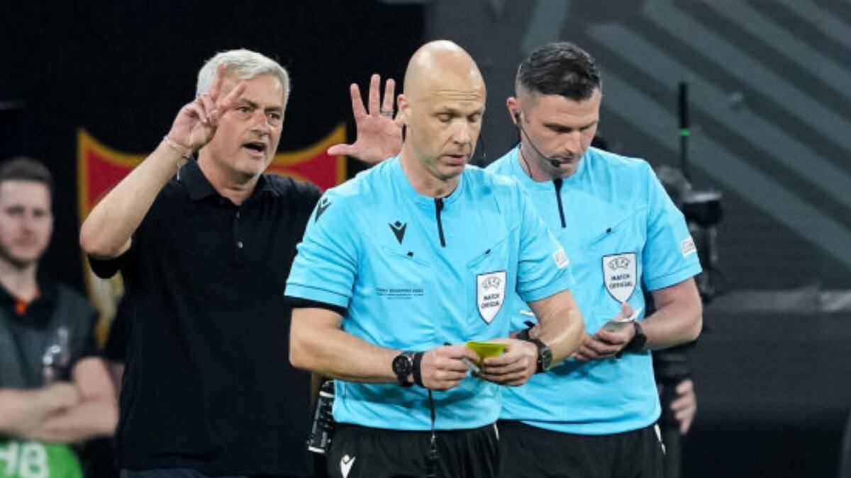UEFA abre proceso disciplinario contra Mourinho por insultos al árbitro Anthony Taylor