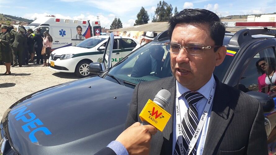 Germán Rodríguez Ricaurte, director de la cárcel de Cómbita. Foto: La Wcon Julio Sánchez Cristo