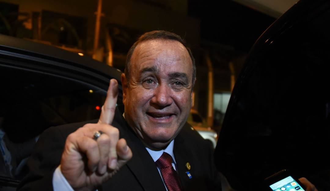 El presidente de Guatemala, Alejandro Giammattei. Foto: Getty Images.