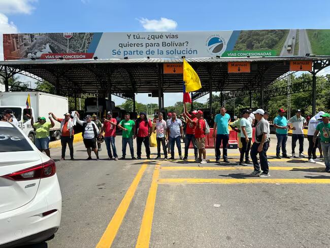 Peaje de Turbaco. Foto: W Radio.