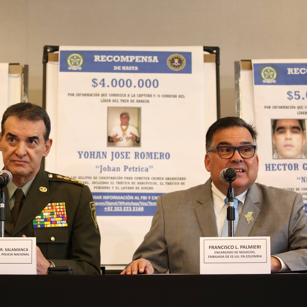 Ofrecen hasta 12 millones de dólares de recompensa por tres cabecillas del Tren de Aragua