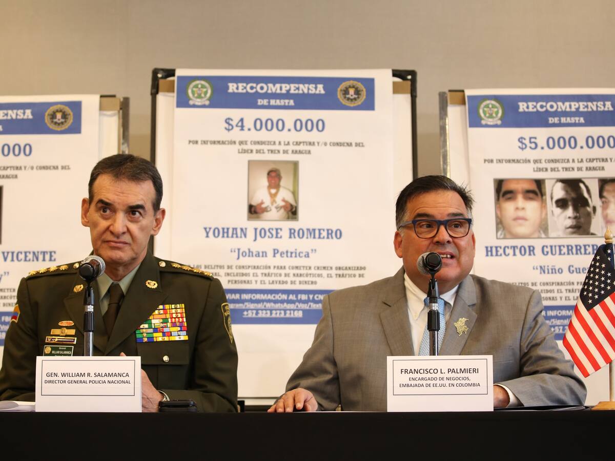 Ofrecen hasta 12 millones de dólares de recompensa por tres cabecillas del Tren de Aragua