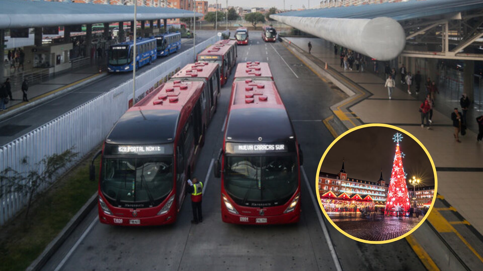 Sistema TransMilenio. Foto: 	Colprensa / Catalina Olaya
