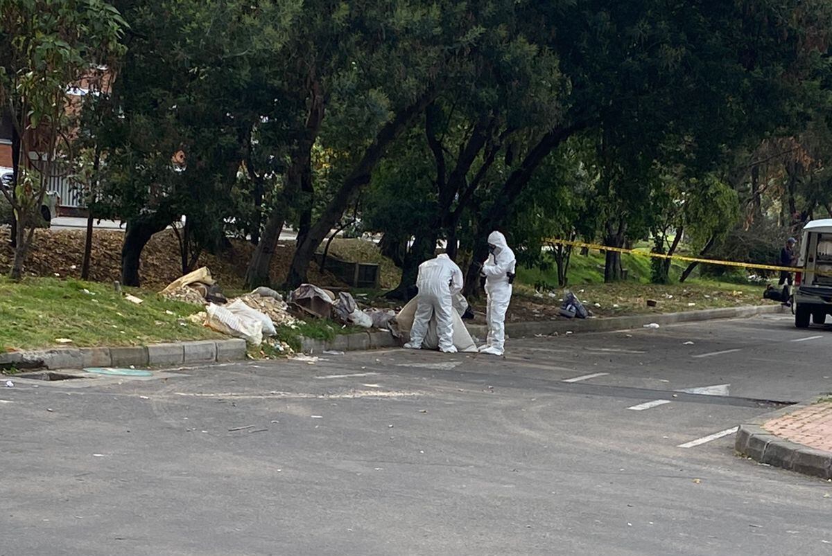 Policía halló restos de un cuerpo en caño de Bogotá. Foto: Cortesía