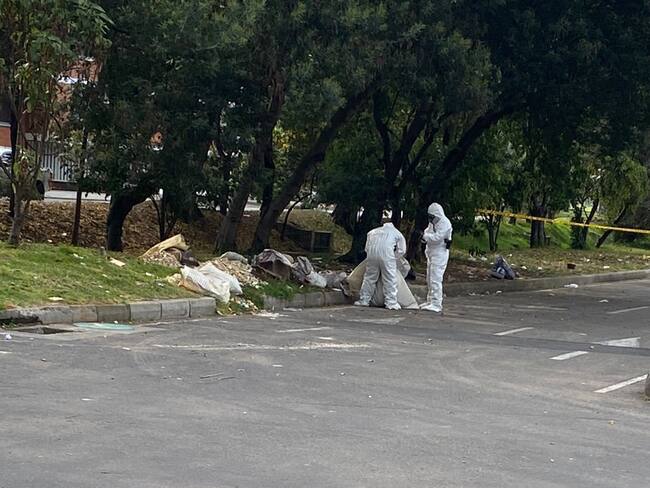 Policía halló restos de un cuerpo en caño de Bogotá. Foto: Cortesía