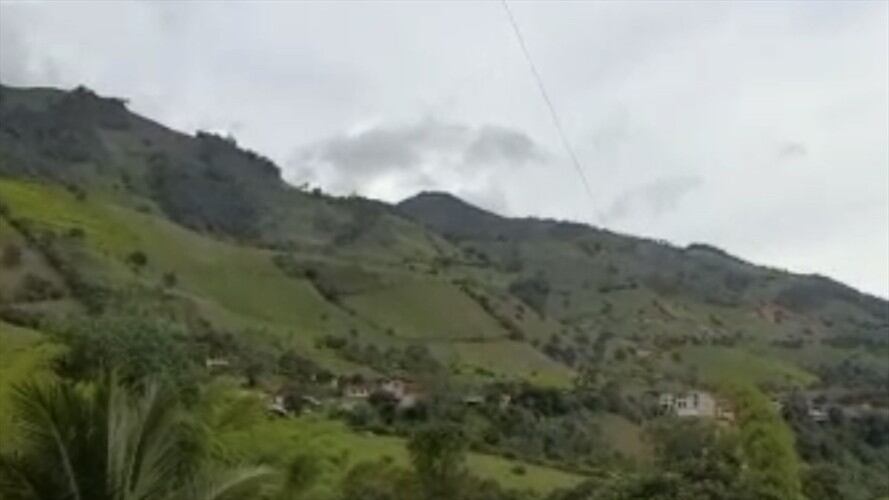 Fuertes combates en Argelia, Cauca. Foto: Cortesía