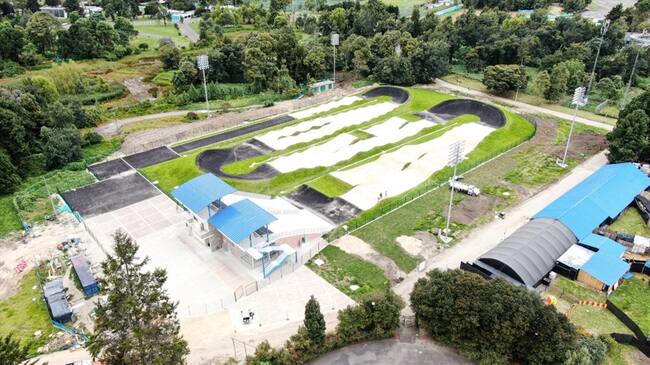 Nueva pista de BMX. Foto: Alcaldía de Bogotá