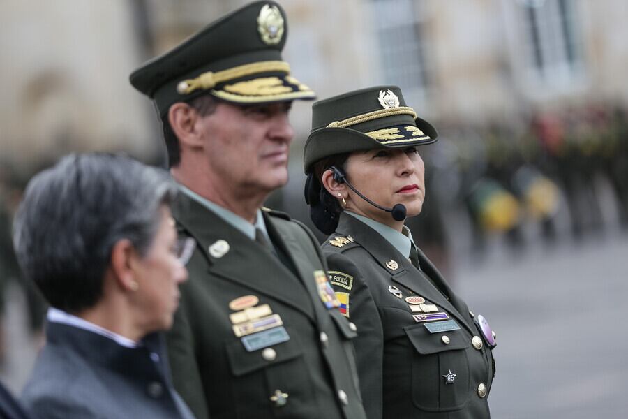 Primera mujer Comandante de la policía Metropolitana de Bogotá, la Brigadier General Sandra Patricia Hernández. Foto: Colprensa.