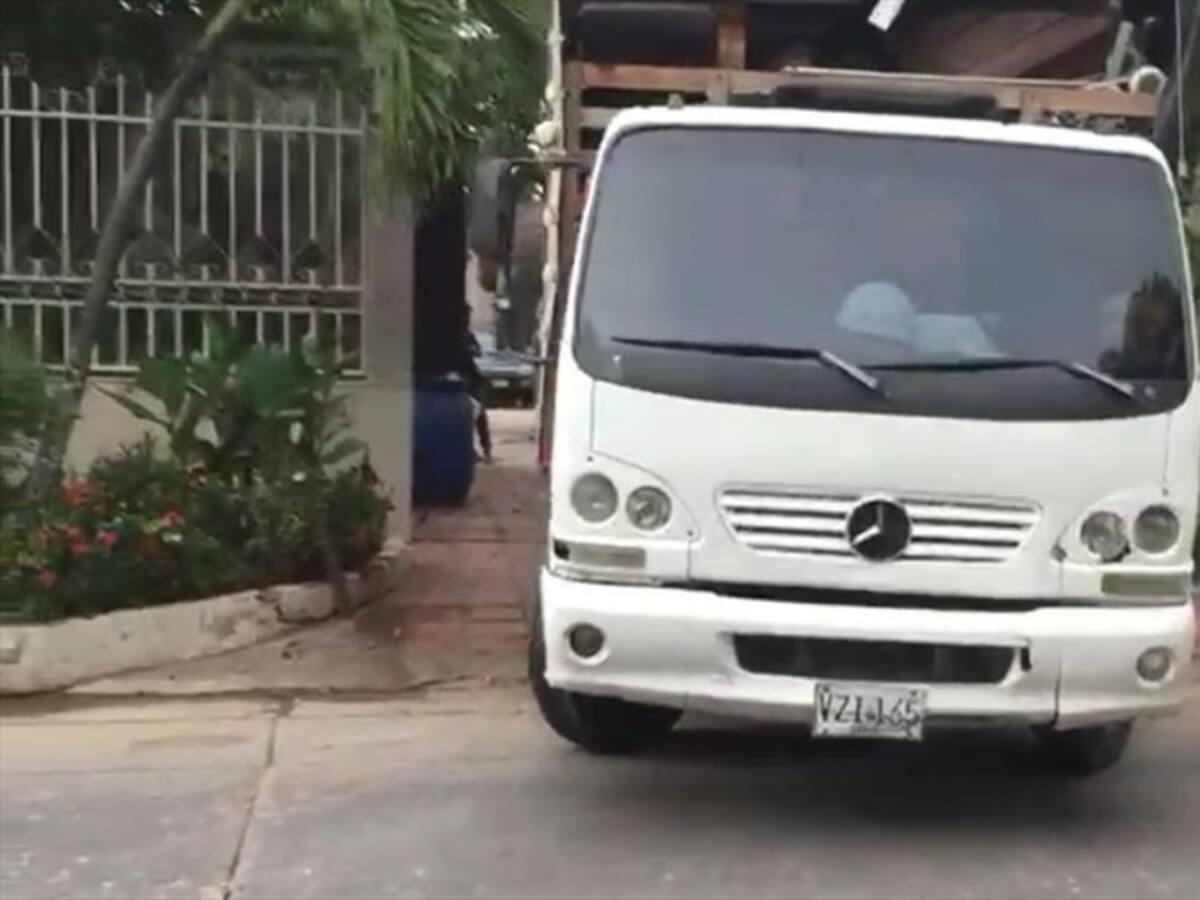 Comenzó la mudanza de Enilce López en Barranquilla