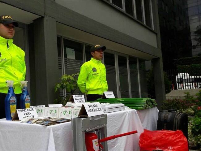 Utilizaban cartones donde camuflaba cocaína y marihuana. Foto: Policía Antinarcóticos