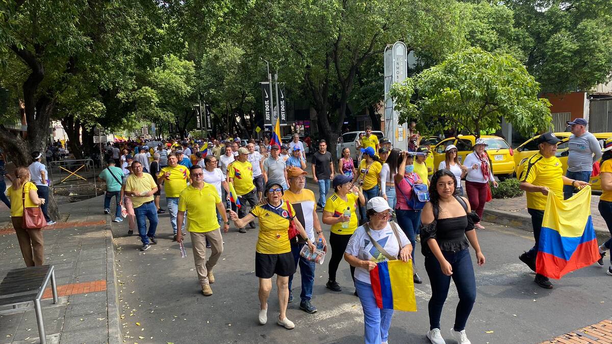 En Cúcuta también se unieron a la "Gran marcha por Colombia"