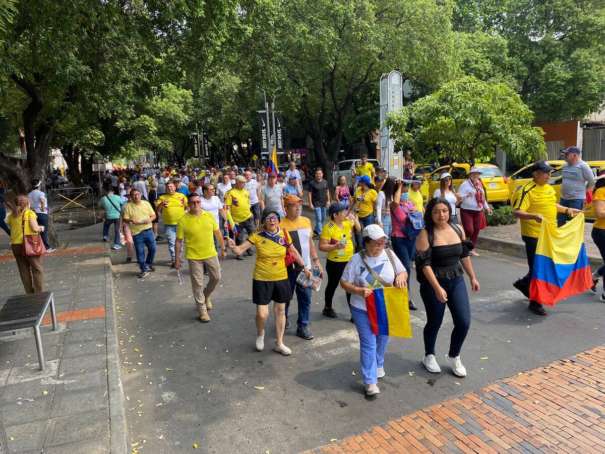 En Cúcuta también se unieron a la "Gran marcha por Colombia"