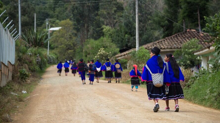 Los choques se presentaron por la tenencia de una finca denominada La Putería. Foto: Colprensa