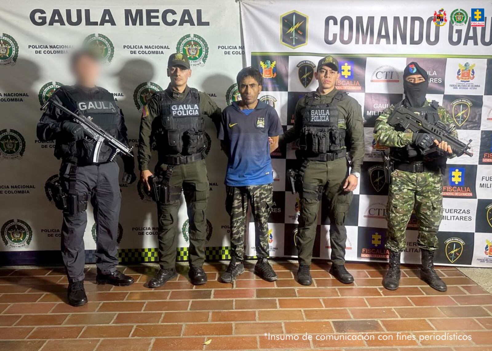 La Fiscalía le imputó los delitos de desaparición forzada y homicidio agravado. Foto: Fiscalía.