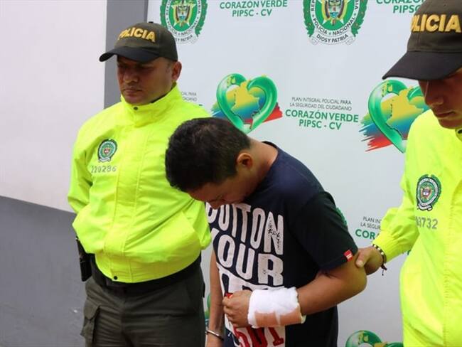 Capturan a uno de los implicados en robo a carro de valores en Cali. Foto: Policía Nacional