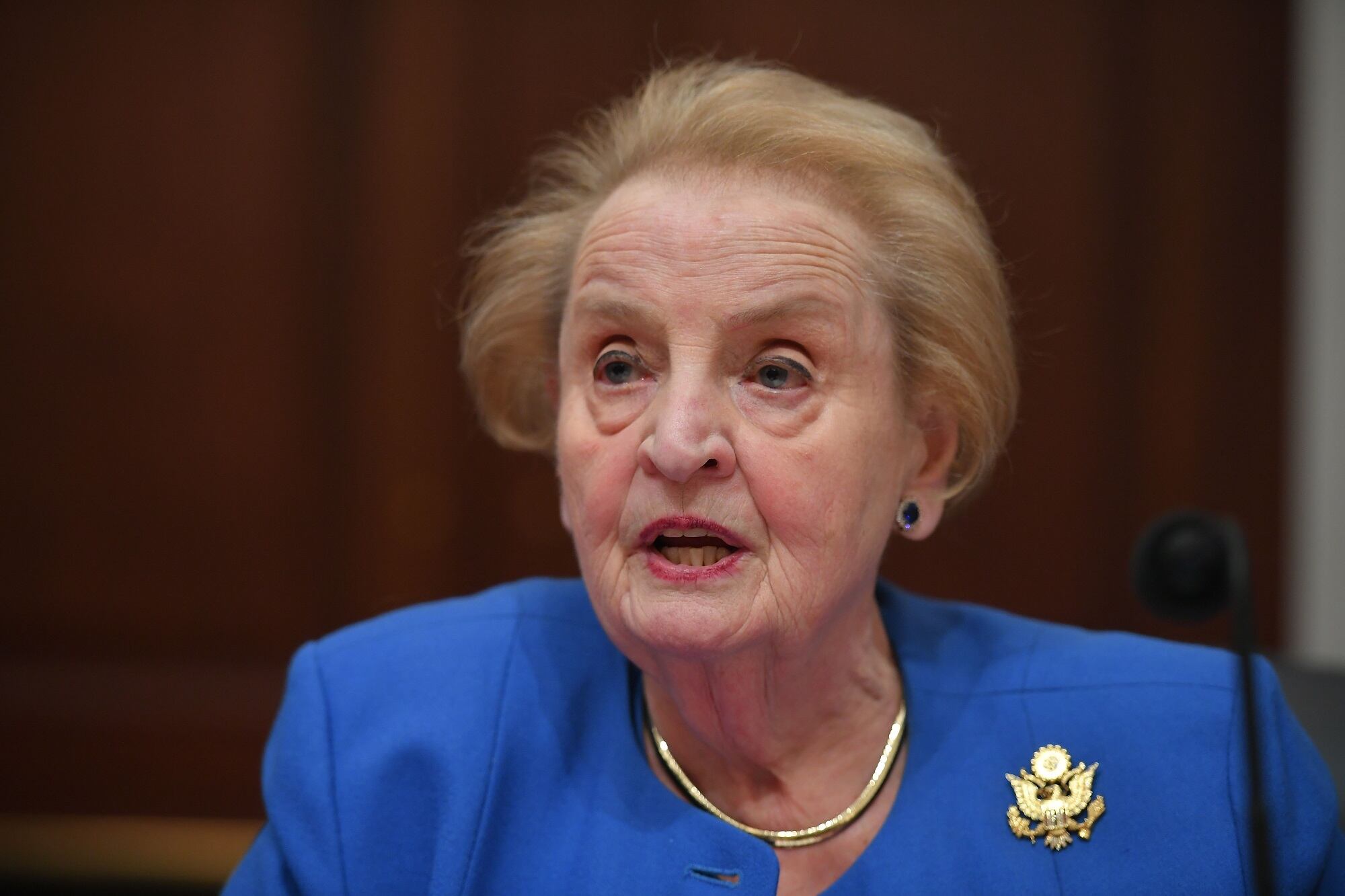 Madeleine Albright (Photo by MANDEL NGAN/AFP via Getty Images)