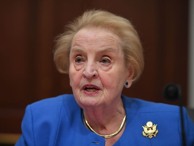 Madeleine Albright (Photo by MANDEL NGAN/AFP via Getty Images)