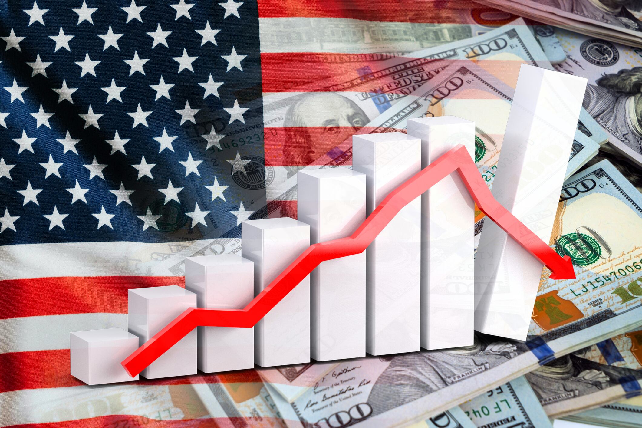 Indicadores a la baja en Estados Unidos, imagen de referencia - Getty Images