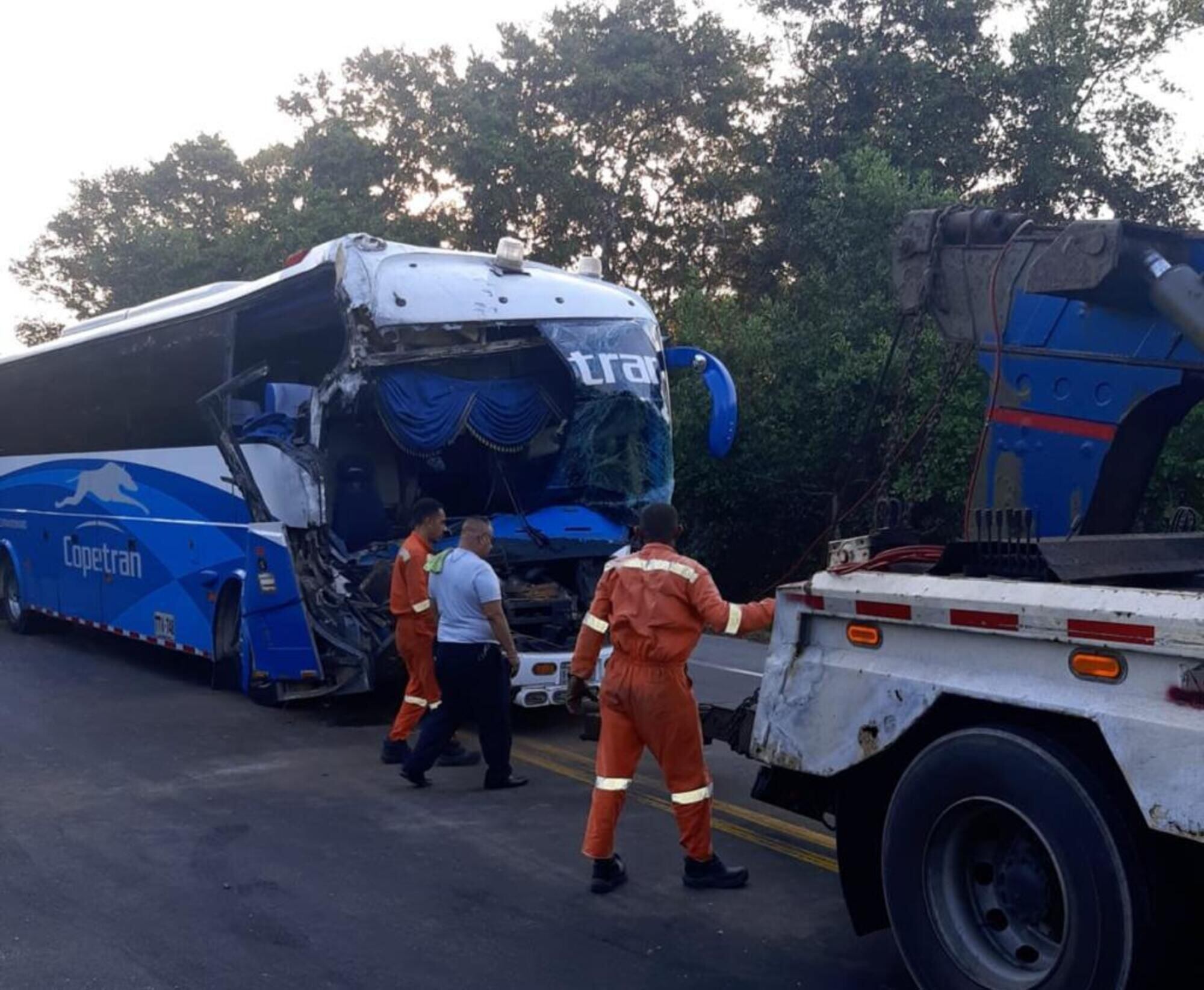 Accidente en la vía Ruta del Sol. Foto: Cortesía