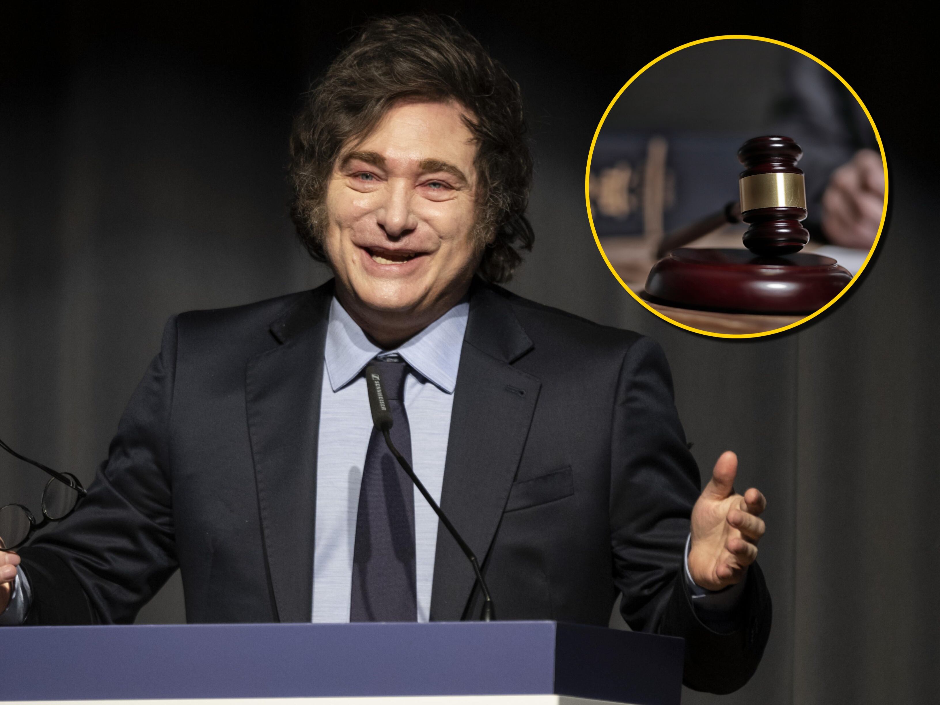 Presdiente de Argentina, Javier Milei. FOTO:  EFE/EPA/ENNIO LEANZA